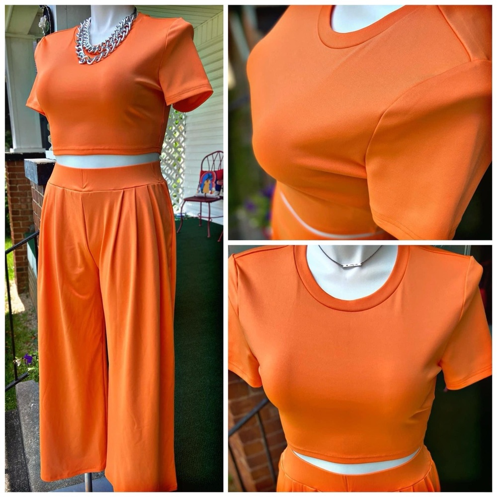 Two-Piece Wide Leg Set~Size 12/14